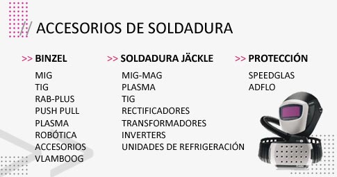 Accesorios de soldadura